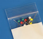 White Block Zip Cello Bags